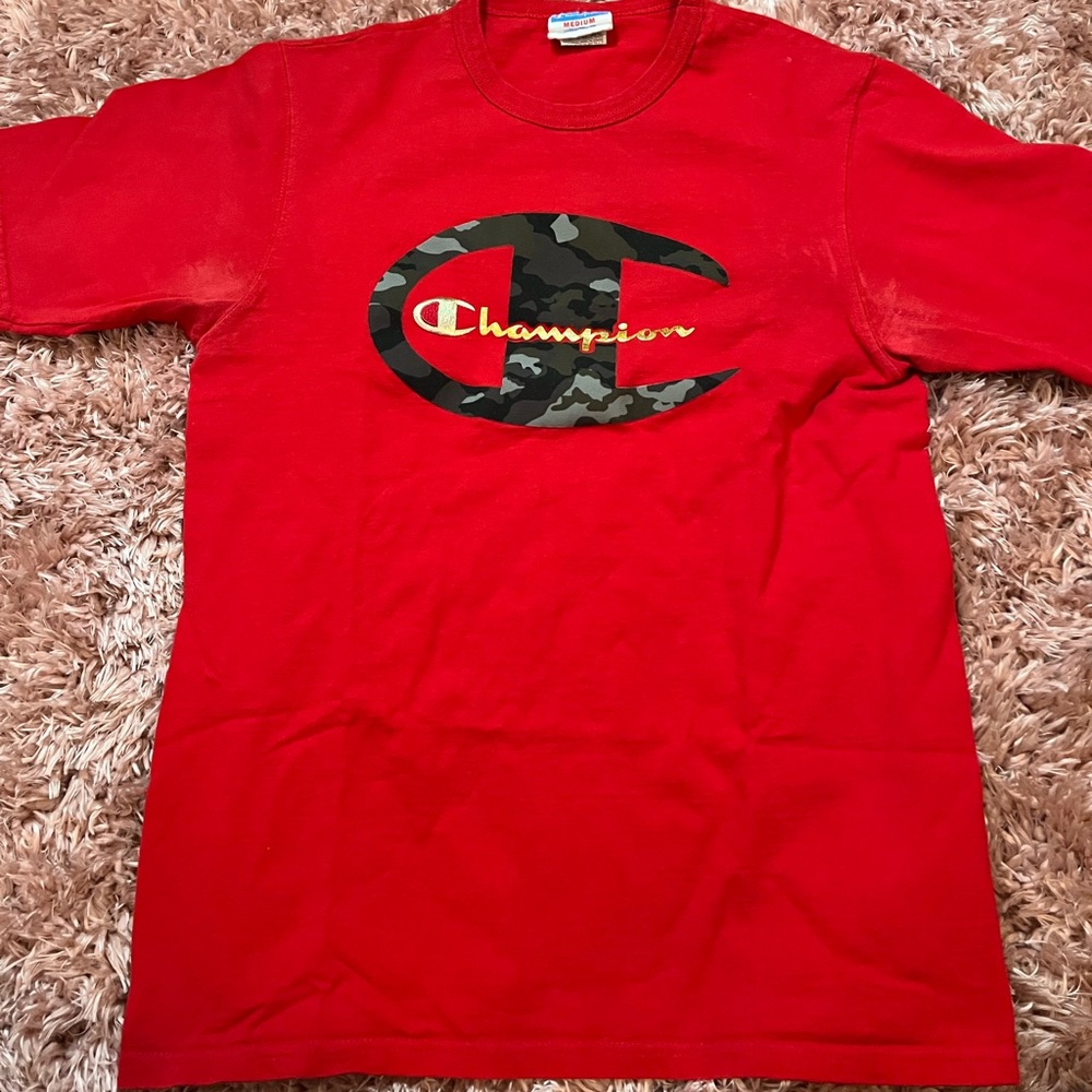 Red mens t shirt